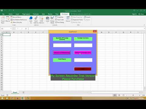 Como criar Conversor de moeda usando o Excel VBA