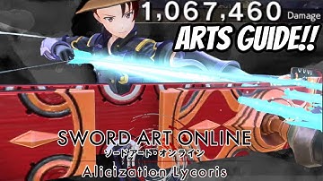 How to Maximize Arts Gage! 1M+ Damage! - Sword Art Online: Alicization Lycoris