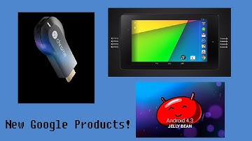New Nexus 7, Android 4.3, and Google Chromecast!