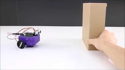 Measure and Hold Distance with Ultrasonic Sensor on LittleBot Budget