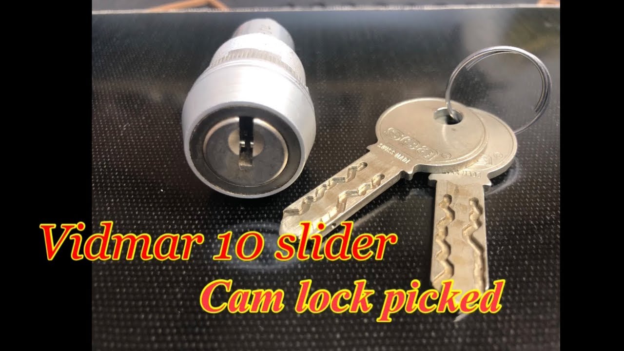 Vidmar 10 Slider Cam Lock Picked You