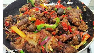 ASUN RECIPE // SPICY ROASTED  GOAT MEAT IN AN OVEN