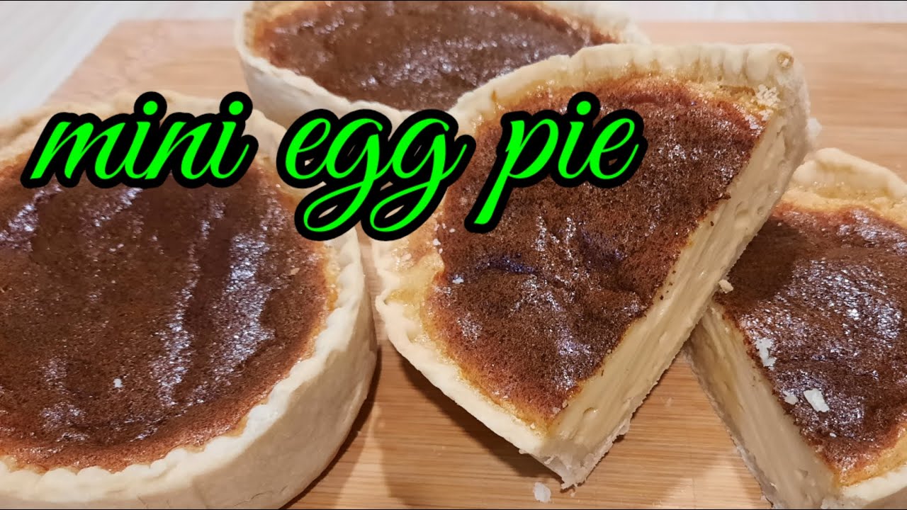 How to make mini egg pie creamy mini egg pie YouTube