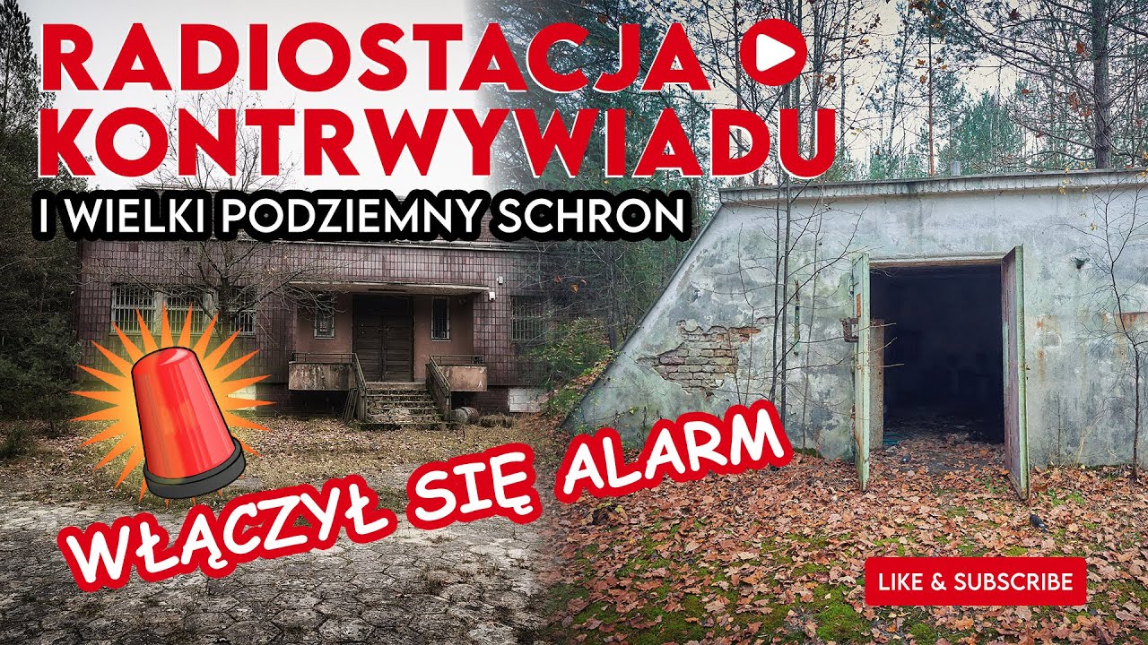 ⚠️ Radiostacja kontrwywiadu PRL i olbrzymi podziemny z schron