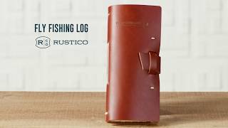 Rustico Leather Fishing Log Books for | Fly Fishing | Bass Fishing | Deep Sea Fishing |