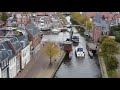 Sneek, varen door de gracht. 6- Waterpoort.