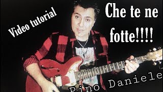 Miniatura de "🎸Che te ne fotte - Tutorial - Pino Daniele - Mauro Arnò"