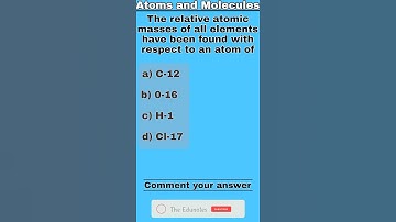 Chemistry class 9 Mcq | Chapter 3 Atoms and molecules MCQ | #class9chemistry
