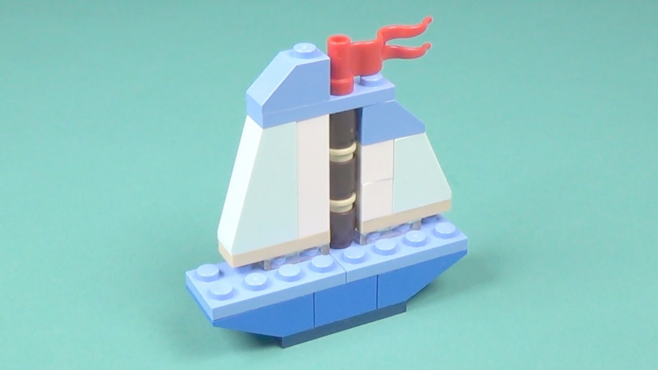 lego sailboat building instructions - lego classic 10704