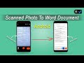 Convert Scanned Photos to Word on Android 📱
