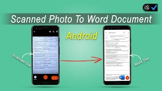 How To Convert Scanned Photo Document To Word Document In Android Phone screenshot 3