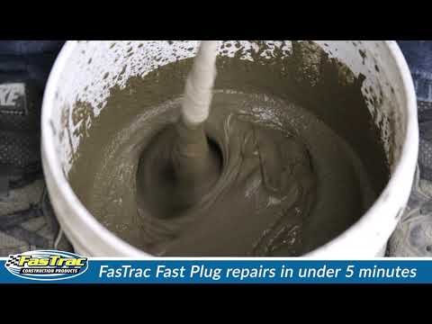 FasTrac Fast Plug - Instantly Stop Water Seepage and Leaks!