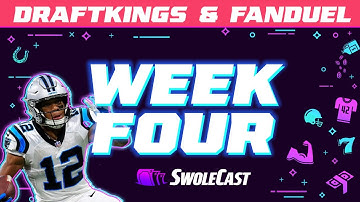 DRAFTKINGS WEEK 4 NFL DFS LINEUP PICKS - THE SWOLECAST