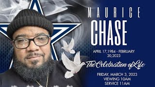 Celebration of life for Maurice Chase