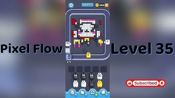🎮 Pixel Flow Level 35 Walkthrough | Go Answer 🧩✨