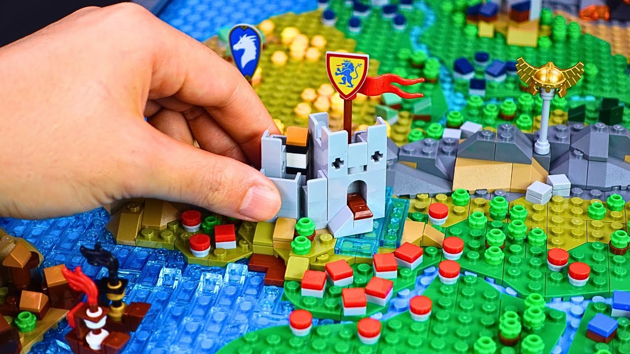 Updating My Lego Castle World Map For Season 4 of The Story