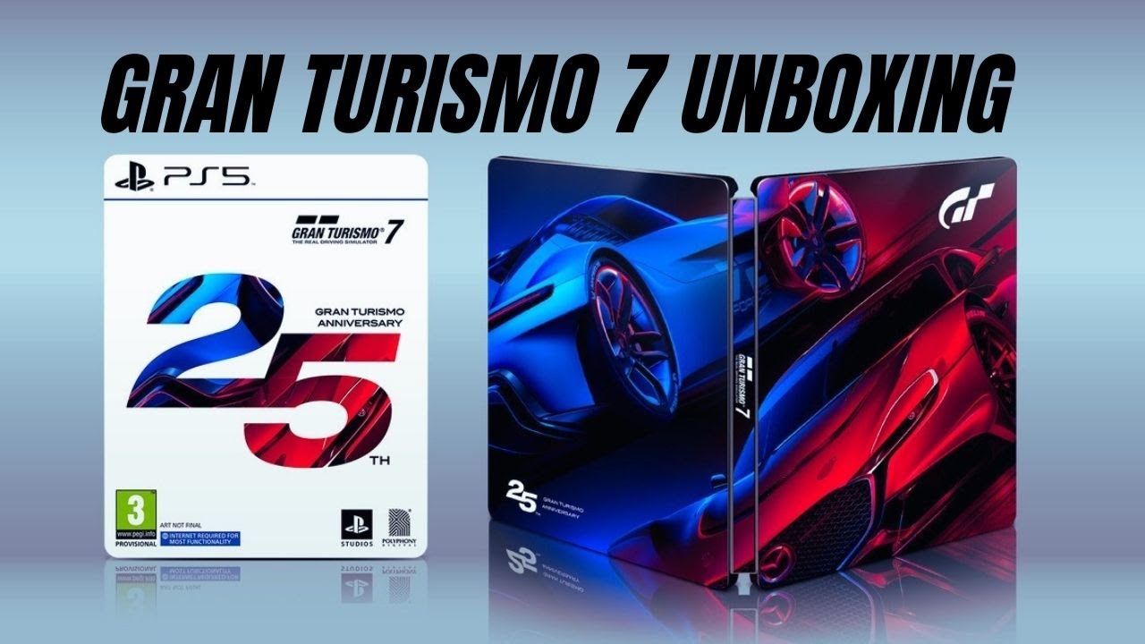 GRAN TURISMO 7 25th ANNIVERSARY PS5 Unboxing 