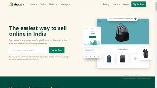 Demo of Shopify website clone