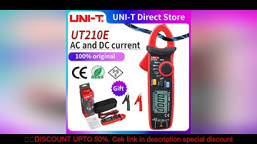 UNIT Mini Digital Clamp Meters UT210E UT210D UT204 Plus AC/DC Current Voltage Auto Range VFC Capacit