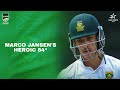 Highlights marco jansen powers south africa into massive lead  savind 1st test