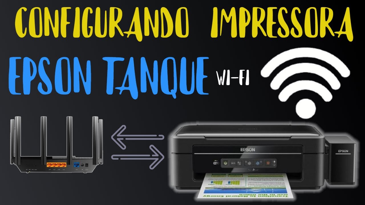 Como configurar impressora EPSON no Wi-Fi fácil e rápido L365 L395 L375 ...