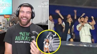 OMG!! Travis Kelce GUSHES over Bradley Cooper & Gigi Hadid after dancing at Taylor Swifts Paris show