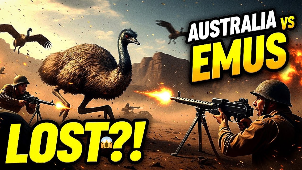 How Australia Lost War Against EMU Birds / The Great EMU War - YouTube