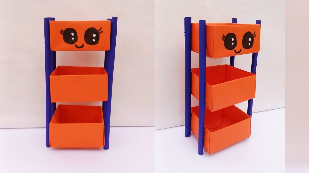 How to make Paper Organizer Box | Desk Organizer | Paper Storage Box | Bettercrafts 