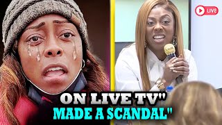 Tiffany Henyard is enraged after trustees humiliate her in front of viewers live.