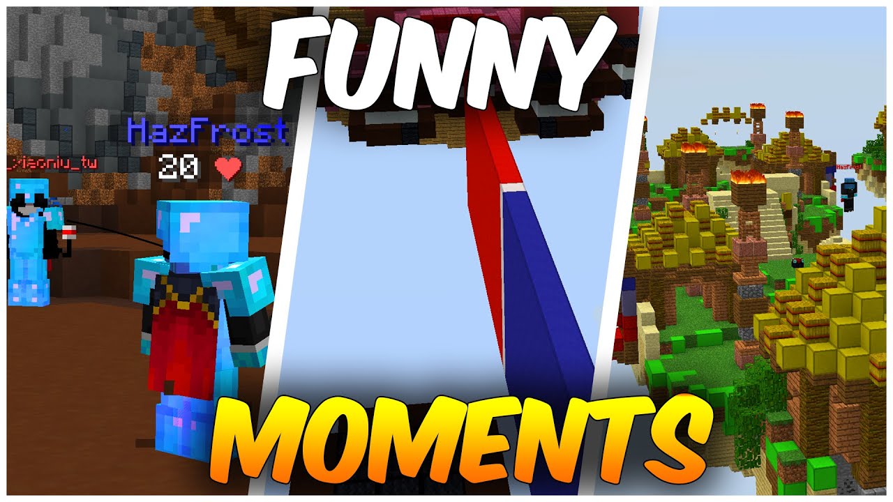 FUNNY MOMENTS IN MINECRAFT HYPIXEL | Stream highlights - YouTube