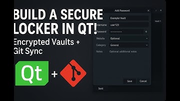 Building a Secure Qt-based Personal Locker from Scratch | MyLocker DEV LOG Part 2 (Qt + C++)