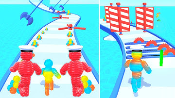 WORLD RECORD in Rope Man Run GAMEPLAY - Android IOS Gameplay - Levels (148-150).