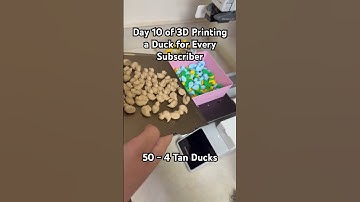 Day 10 of 3D Printing a Duck for Every Subscriber (first Duck failure)