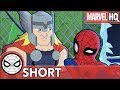 Spidey & Thor Break The Ice! | Marvel Super Hero Adventures - Uh Oh, It's Magic! | SHORT