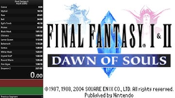 Final Fantasy II any% (GBA) speedrun - 2:20:13 (WR)