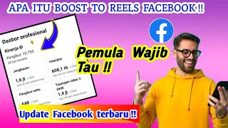 Apa itu Boost Reels Facebook ! ini Dia Arti Boost Reels Facebook Cek Penjelasannya