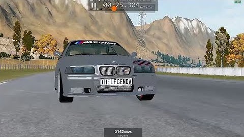 (Test Video) BeamNG Drive - BMW M3 e36 lap around Automation Test Track - 2:12.700 (720p , 60fps)