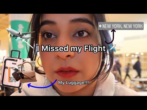 TRAVEL DAY VLOG ✈️ Airport routine, Missing my flight, etc..