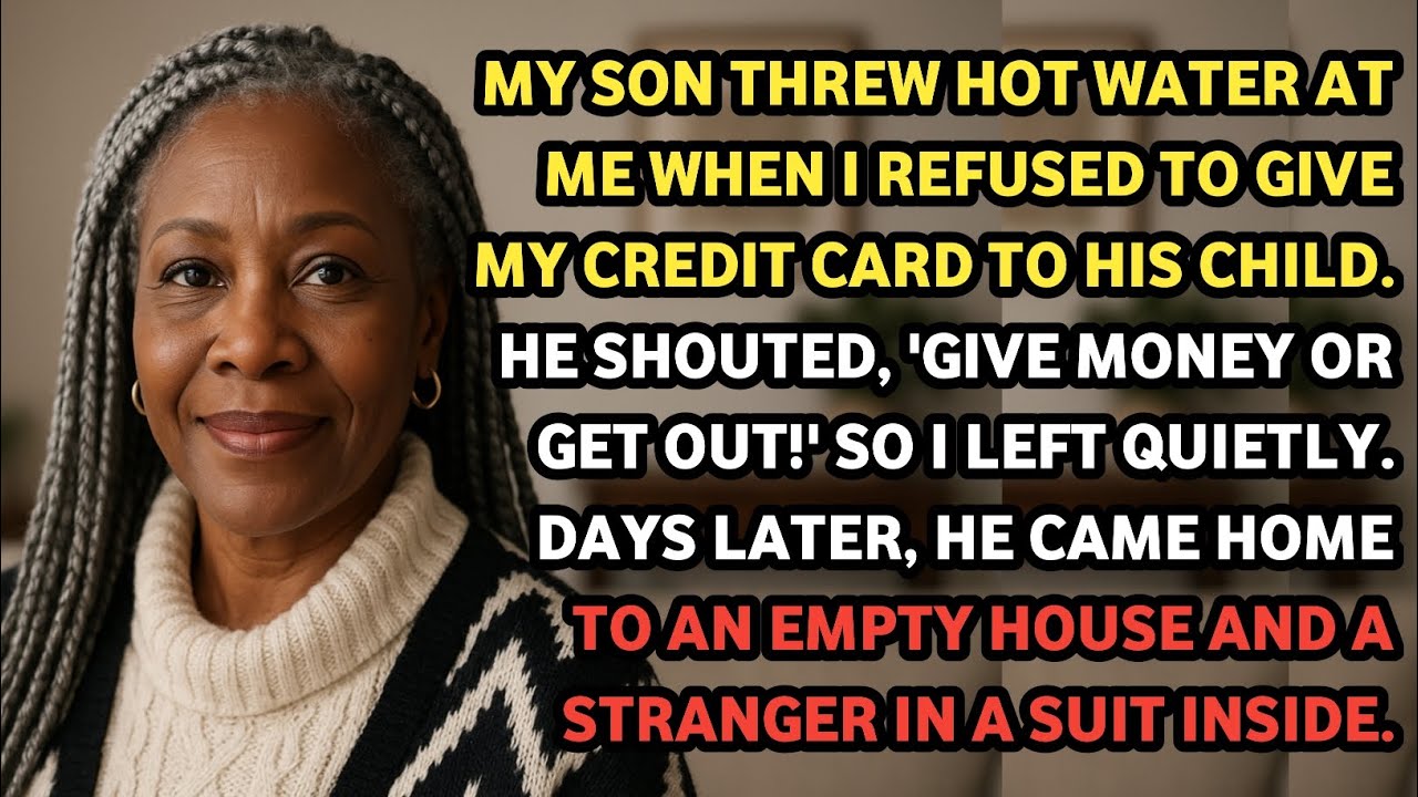Мой сын облил меня кипятком, когда я отказался дать его ребёнку свою кредитную карту. Он крикнул...
