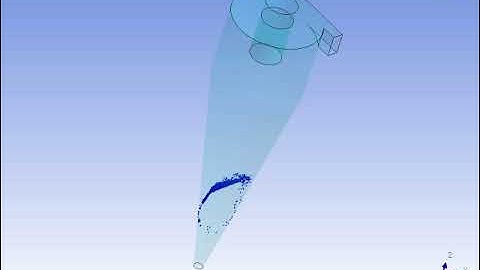 Cyclone with the Motion of Particles, Ansys Fluent Training
