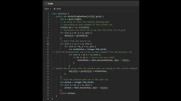 1289 Minimum Falling Path Sum II