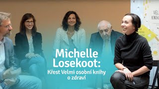 Michelle Losekoot na křtu Velmi osobní knihy o zdraví 📕