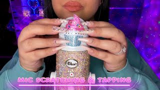 Asmr Mic Scratching Tapping With Rhinestones For Tingles Sleep 