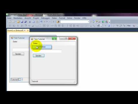 Tutorial - Fenster Schließen in Visual Studio 2010 mit C#  [HD] Teil 2