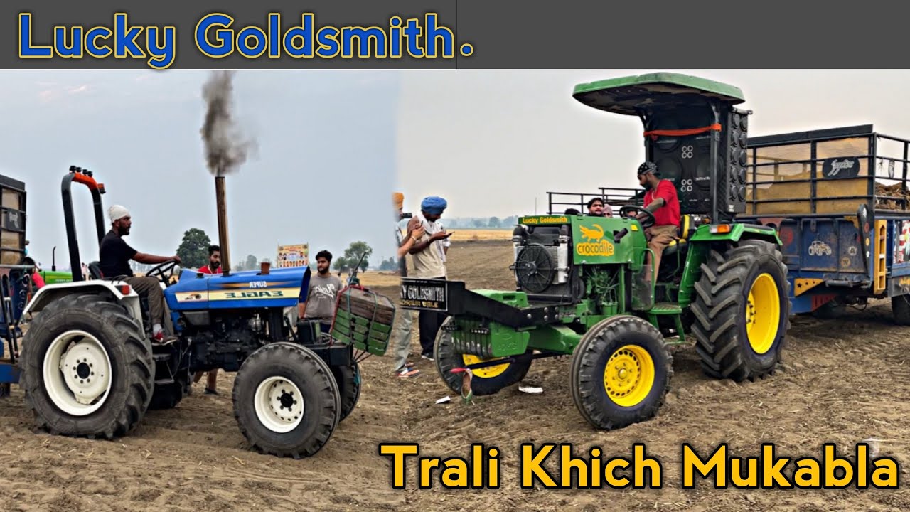 Lucky goldsmith | Crocodile 🐊 Nd Eagle 🦅 Trali Khich Mukabla Pind Bhathal