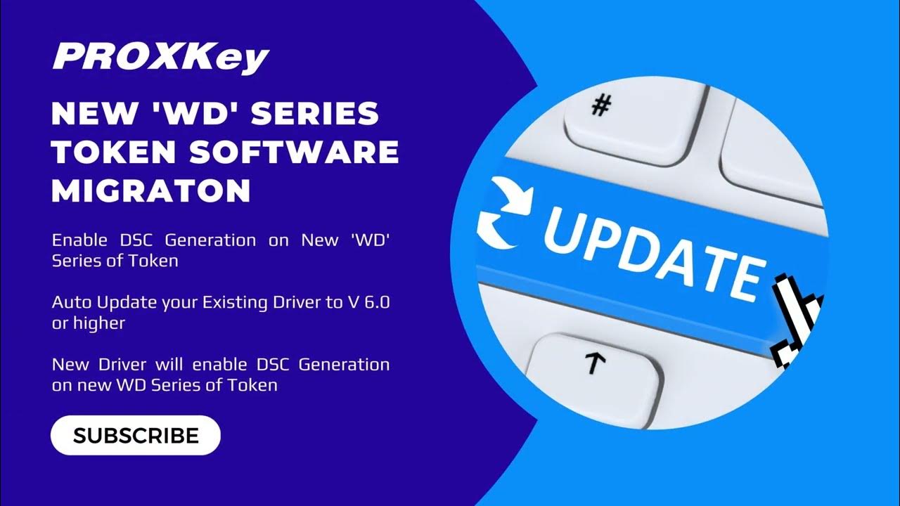 Proxkey new wd series middlware update for generating new dsc youtube
