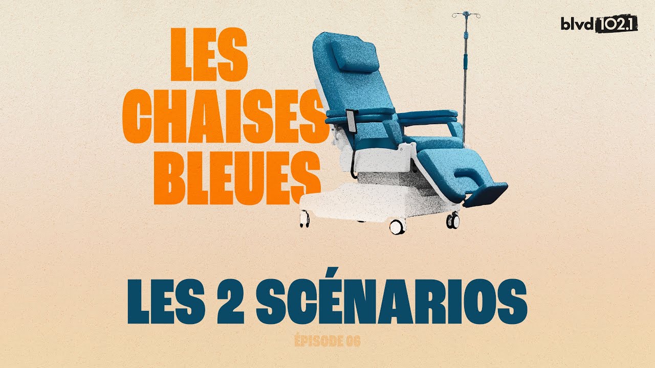 Les chaises bleues