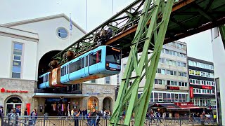 Schwebebahn: подвесная железная дорога в Вуппертале, Германия 🇩🇪 | 2023