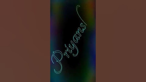 PRIYANSHU NAME  STATUS ✓