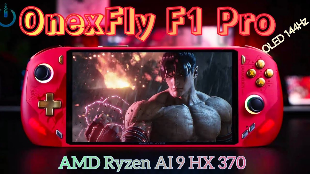 OnexFly F1 Pro EVA 7-inch OLED 144Hz AMD Ryzen AI 9 HX 370 CPU 